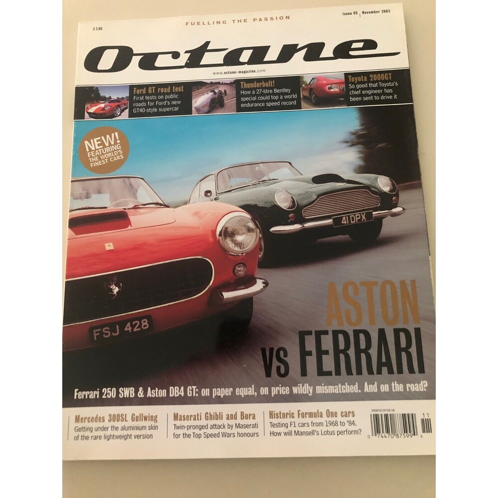 Octane‎ UK Magazine November 2003 Issue 5 Vintage